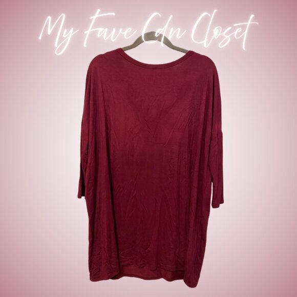 Ladies Christmas Sequins Reindeer Top Sz L - Picture 4 of 5